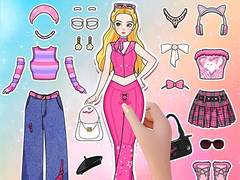 Гульня Paper Doll Diary: Dress Up DIY