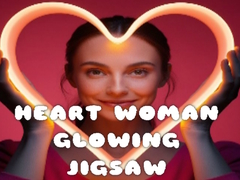 Гульня Heart Woman Glowing Jigsaw