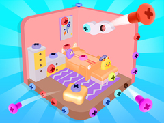 Гульня Screw Sort 3D: Screw Puzzle