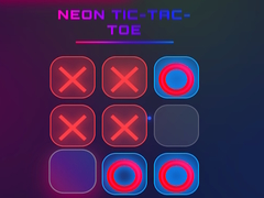 Гульня Neon Tic Tac Toe