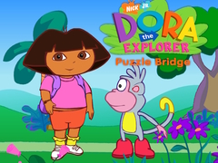 Гульня Dora The explorer Puzzle Bridge