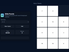 Гульня Sliding Puzzle