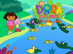 Гульня Dora The explorer  Crocodile Lake