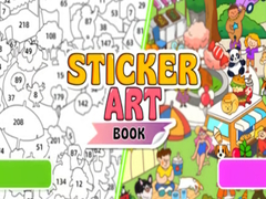 Гульня Sticker Art Book 