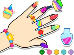 Гульня Coloring Book: Nail Art & Bracelet Diy