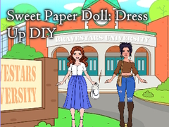 Гульня Sweet Paper Doll: Dress Up DIY
