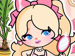 Гульня Jigsaw Puzzle: Aha World Barbie Dollhouse
