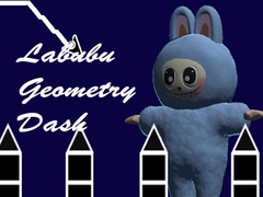 Гульня Labubu Geometry Dash