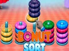 Гульня Donut Sort