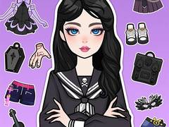 Гульня Magical Diary: Paper Dress Up