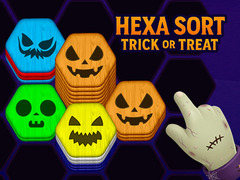 Гульня Hexa Sort Trick or Treat