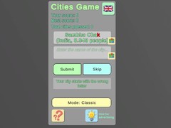 Гульня Cities Game