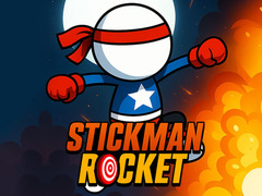 Гульня Stickman Rocket