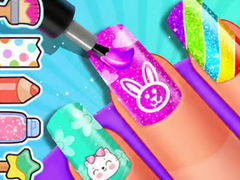 Гульня Coloring Book: Girls Nail Art Design