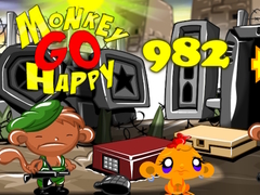 Гульня Monkey Go Happy Stage 982