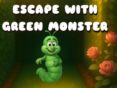 Гульня Escape With Green Monster