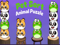 Гульня Pet Sort Animal Puzzle