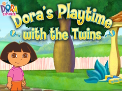 Гульня Dora the Explorer Dora's Playtime with the Twins