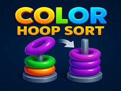 Гульня Color Hoop Sort