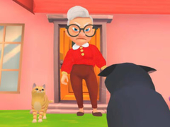 Гульня Cat and Granny 2