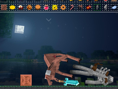 Гульня Feed all the Monsters in the Mineblock