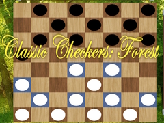 Гульня Classic Checkers: Forest