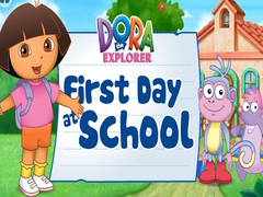 Гульня Dora The explorer Dora's First Day at School
