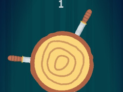 Гульня Log And Knife 2D