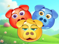 Гульня Bubble Piggies