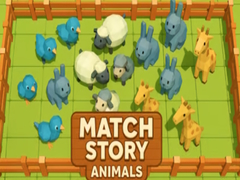 Гульня Match Story Animals