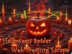 Гульня Halloween Spider Web Treasure Escape