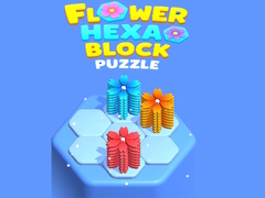 Гульня Flower Hexa Block Puzzle