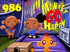 Гульня Monkey Go Happy Stage 986