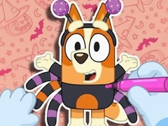 Гульня Coloring Book: Halloween Spooky Bingo & Bluey