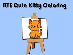 Гульня BTS Cute Kitty Coloring