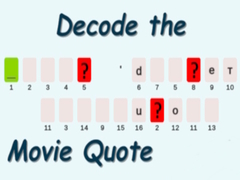 Гульня Decode the Movie Quote