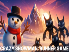 Гульня Crazy Snowman: Runner Game