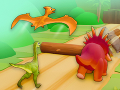 Гульня Dinosaur Shifting Run