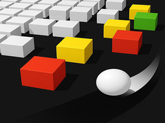 Гульня Color 3D - Bump It Up