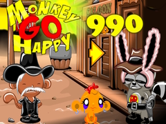 Гульня Monkey Go Happy Stage 990