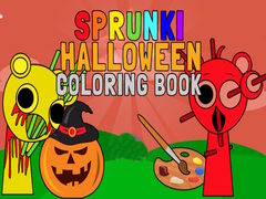 Гульня Sprunki Halloween Coloring Book