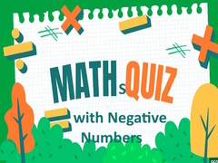 Гульня Maths Quiz with Negative Numbers