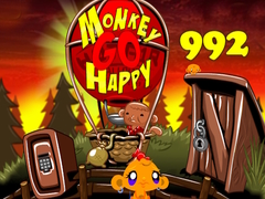Гульня Monkey Go Happy Stage 992