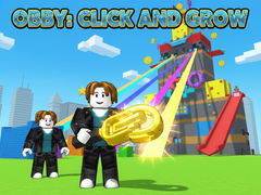Гульня Obby: Click and Grow