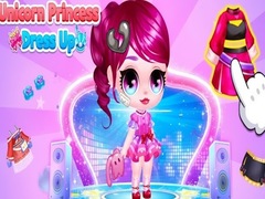 Гульня Unicorn Princess Dress Up