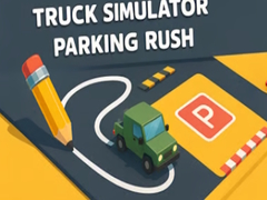 Гульня Truck Simulator Parking Rush