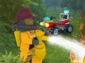 Гульня Lego forest fire-fighting team