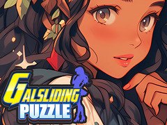 Гульня Gal Sliding Puzzle