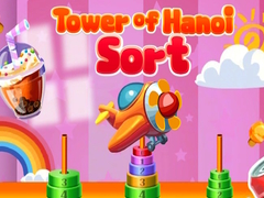 Гульня Tower of Hanoi Sort