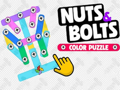 Гульня Nuts and Bolts Color Puzzle